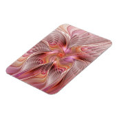 Abstract Butterfly Colorful Fantasy Fractal Art マグネット (左側)