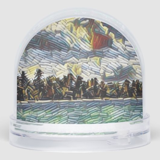 Abstract Caribbean Beach Brick Art Isla Saona (裏面)