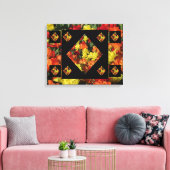 Abstract Carnation Canvas Print (20 X 16) キャンバスプリント (インサイチュ (リビング))