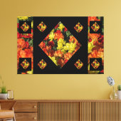 Abstract Carnation Canvas Print (60 X 40) キャンバスプリント (インサイチュ (リビング))