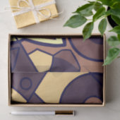 Abstract Cat Art Brown Beige 薄葉紙 (ギフト)