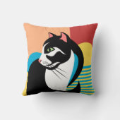 Abstract Cat Design クッション (裏面)