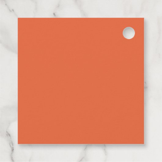 Abstract Checker Pink Custom Baby Shower Thank フェイバータグ (裏面)