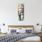 Abstract Cheetah Painting Art キャンバスプリント (インサイチュ (寝室))