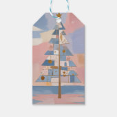 Abstract Christmas Geometry ギフトタグ (正面)