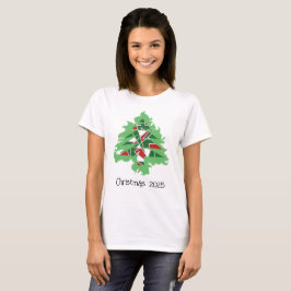 Abstract Christmas Tree Tシャツ
