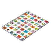 Abstract Circle Shapes Designs Illustration ノートブック (左側)