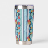 Abstract Circles 保温保冷タンブラー (正面)