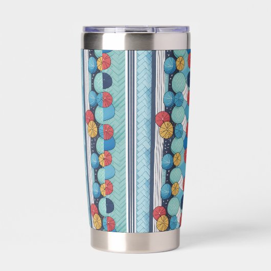 Abstract Circles 保温保冷タンブラー (正面)