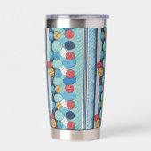 Abstract Circles 保温保冷タンブラー (左面)