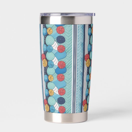 Abstract Circles 保温保冷タンブラー (左面)