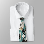 Abstract Circuit Board - Retro Mid Century Modern  ネクタイ (タイ)