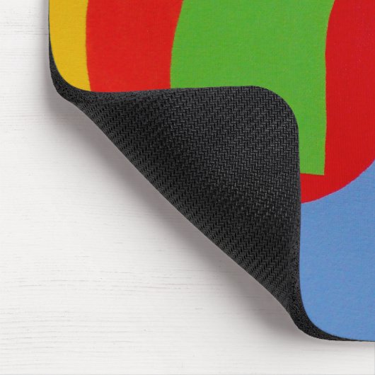 Abstract Circular Pattern Mousepad マウスパッド (コーナー)