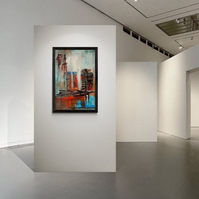 Abstract Cityscape  メタルプリント (クリエイターアップロード済み)