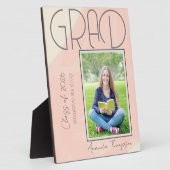 Abstract Class of 2026 Keepsake  Graduate Photo フォトプラーク (側面)