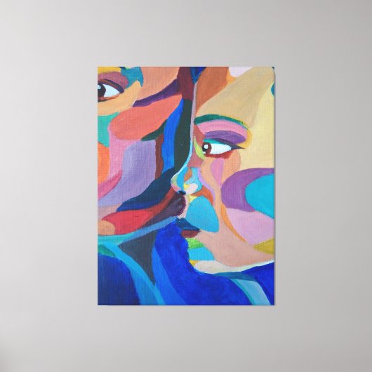 Abstract Classic Art Shape キャンバスプリント (正面)