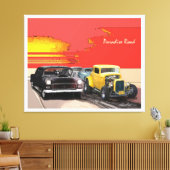 Abstract Classic Art Shape キャンバスプリント (インサイチュ (リビング))