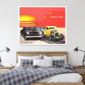 Abstract Classic Art Shape キャンバスプリント (インサイチュ (寝室))