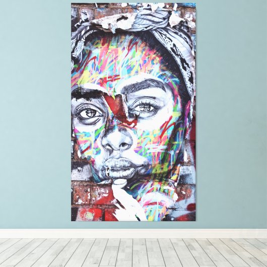 Abstract Classic Art Shape キャンバスプリント (インサイチュ (ウッドフロア))