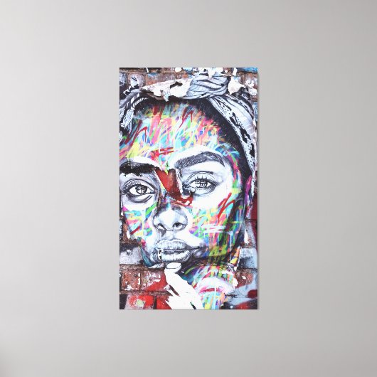 Abstract Classic Art Shape キャンバスプリント (正面)