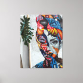 Abstract Classic Art Shape キャンバスプリント (正面)