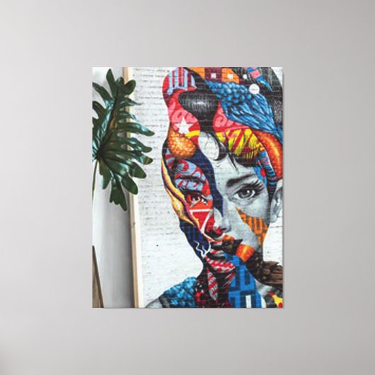 Abstract Classic Art Shape キャンバスプリント (正面)