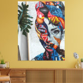 Abstract Classic Art Shape キャンバスプリント (インサイチュ (リビング))