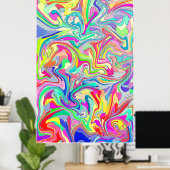 Abstract Classic Art Shape ポスター (ホームオフィス)