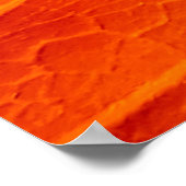 Abstract closeup of an orange and yellow leaf text ポスター (角)