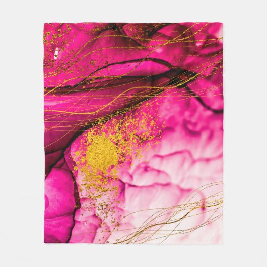 Abstract clouds-ART. Transparent creativity. Maste フリースブランケット (正面)