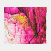 Abstract clouds-ART. Transparent creativity. Maste フリースブランケット (正面(横))