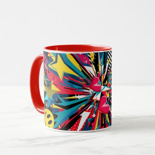 abstract coffee mug マグカップ (正面左)