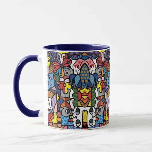 abstract coffee mug マグカップ (左)
