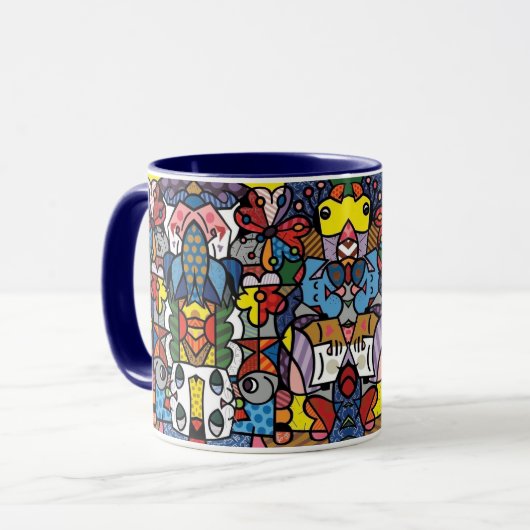 abstract coffee mug マグカップ (正面左)