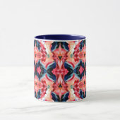 Abstract Coffee Mug -Blues and Pinks マグカップ (中央)