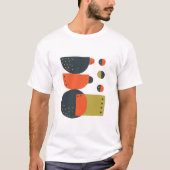 Abstract Coffee Mugs Stacked Tシャツ (正面)