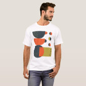 Abstract Coffee Mugs Stacked Tシャツ (正面フル)