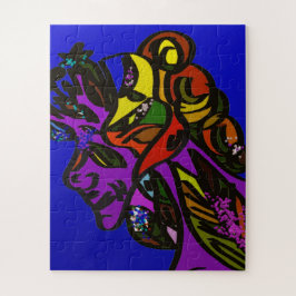 Abstract Collage Art Puzzle ジグソーパズル