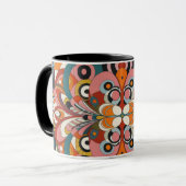 abstract color coffee mug マグカップ (正面左)