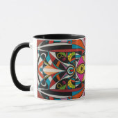 abstract color coffee mug マグカップ (左)