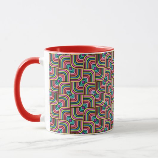 abstract color coffee mug マグカップ (左)