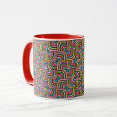 abstract color coffee mug マグカップ (正面左)