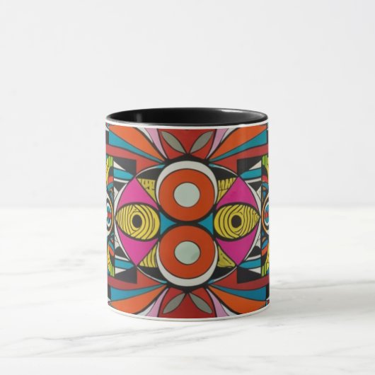 abstract color coffee mug マグカップ (中央)