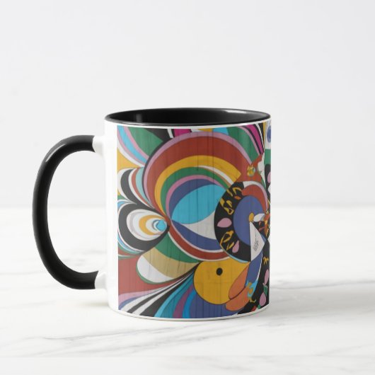 abstract color coffee mug マグカップ (左)