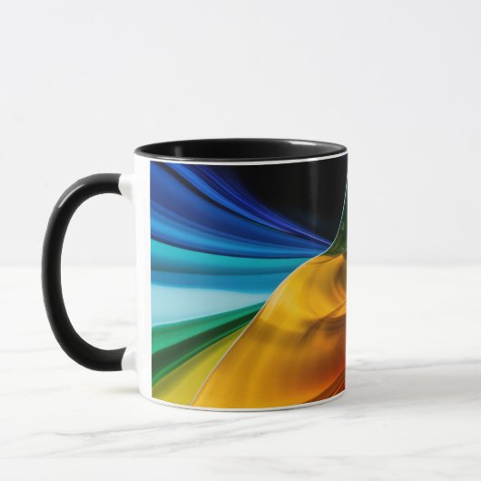 abstract color coffee mug マグカップ (左)