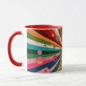 abstract color coffee mug マグカップ (左)
