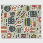 abstract color pattern textiles, interior designli ラッピングペーパー (フラット)