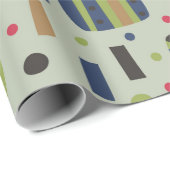 abstract color pattern textiles, interior designli ラッピングペーパー (ロールコーナー)