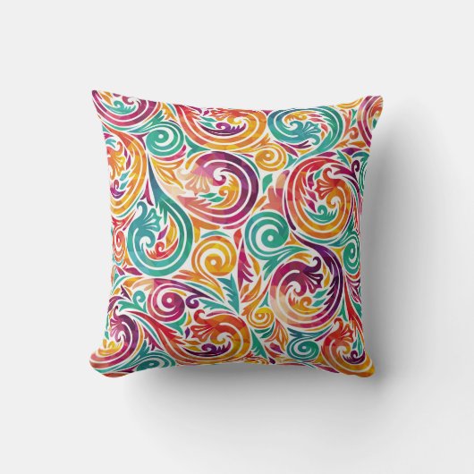 Abstract colorful background. illustrationcarnival クッション (正面)