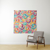 Abstract colorful background. illustrationcarnival タペストリー (インサイチュ(横))
